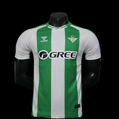 Maillot de football My Store homme, vert et blanc rayé, col rond, tissu respirant, idéal pour le sport.